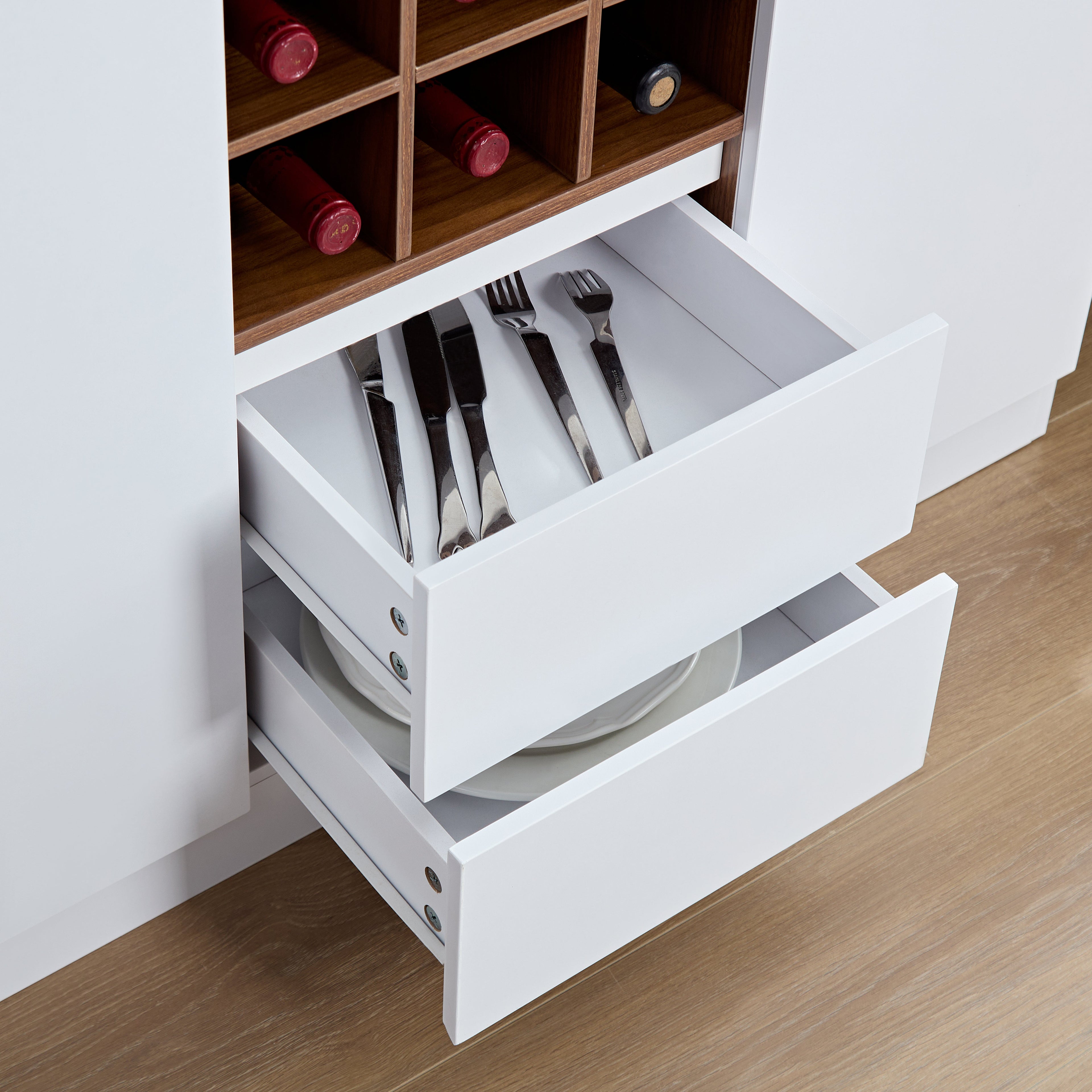 Farmhouse Coffee Bar Wine Cabinet ,68.89&