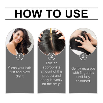 Palm Oil Hair Care Essence, Scalp Massage Treatment Repair Dry Hair, Soft And Solid Hair