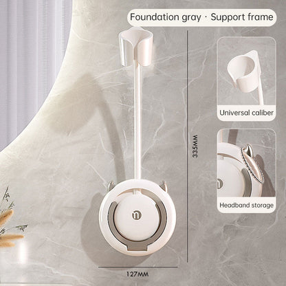 Lazy hair dryer bracket free hand free hands free bathroom wall hanging free drilling hair dryer rack