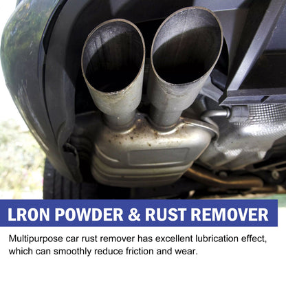 Lron Powder &amp; Rust Remover, Multi-Functional Metal Rust Remover For Automobile And Motorcycle Exhaust Pipe Rust Renovation Maintenance