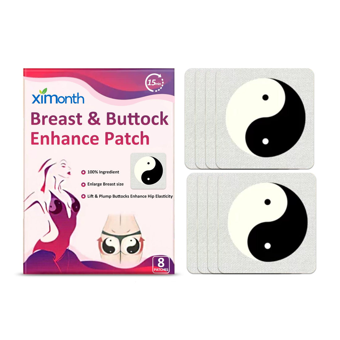 Breast &amp; Buttock Enhance Patch, Plump Chest Firm And Full To Highlight The Curve Of The Hip Body Shaping Patch