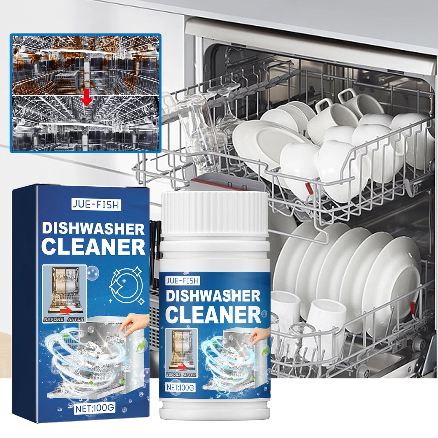 Dishwasher Scale &amp; Odor Cleaner