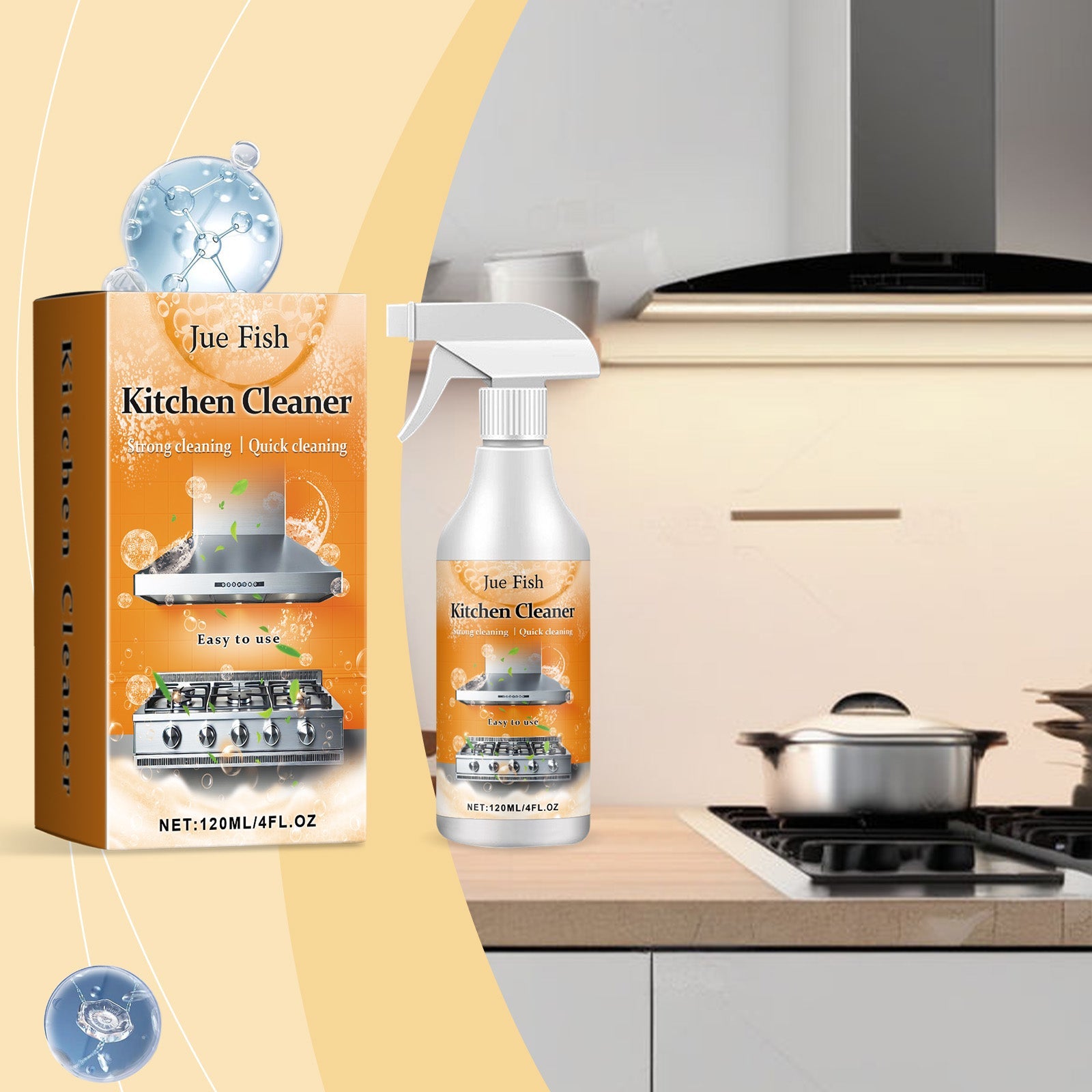 Kitchen Countertop Foam Cleaner