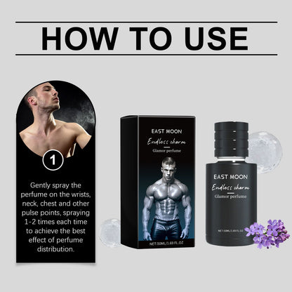 Attractive Men Light Scent, Exude Charming Date Fragrance Fragrance Portable Sandalwood Perfume