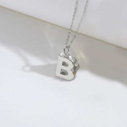 Roman retro flag design pendant necklace for women&