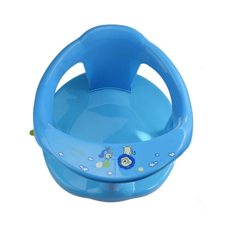 Newborn baby bath stool with suction cup anti slip fall baby hug type bath chair, children&