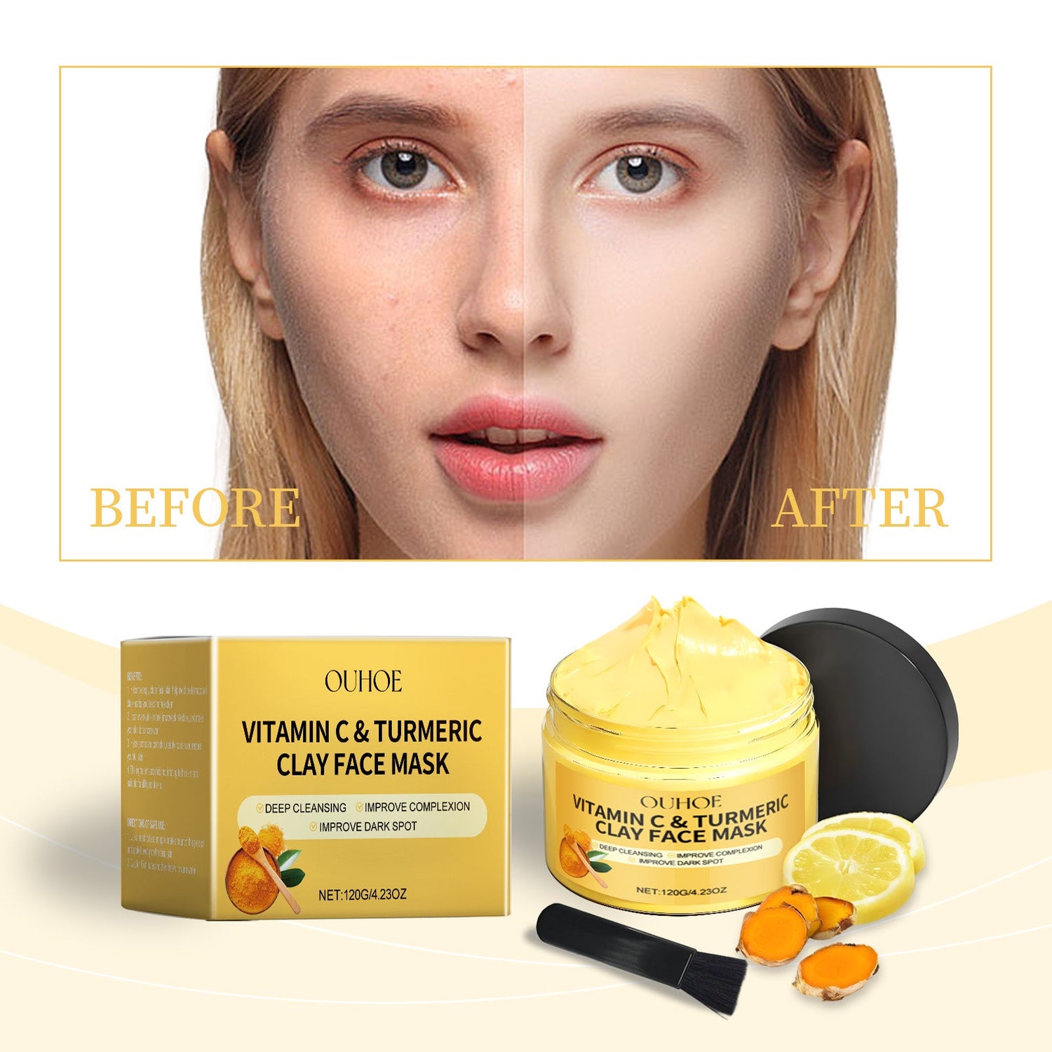 Vitamin C Turmeric Mud Face Mask
