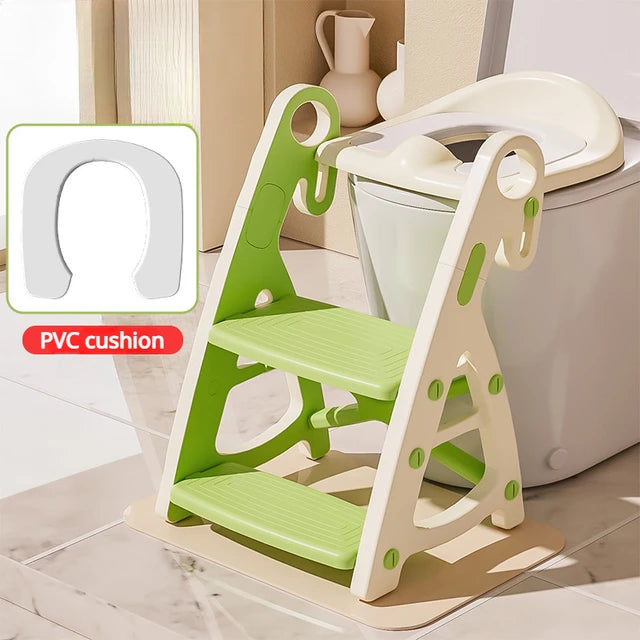 Potty Training Seat &amp; Toddler Step Stool Stability Toddler Toilet Seat Adjustable Height Potty Seats for Toddlers Boys Girls