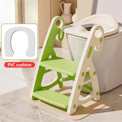 Potty Training Seat &amp; Toddler Step Stool Stability Toddler Toilet Seat Adjustable Height Potty Seats for Toddlers Boys Girls