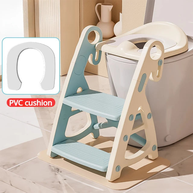 Potty Training Seat &amp; Toddler Step Stool Stability Toddler Toilet Seat Adjustable Height Potty Seats for Toddlers Boys Girls