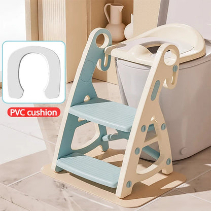 Potty Training Seat &amp; Toddler Step Stool Stability Toddler Toilet Seat Adjustable Height Potty Seats for Toddlers Boys Girls
