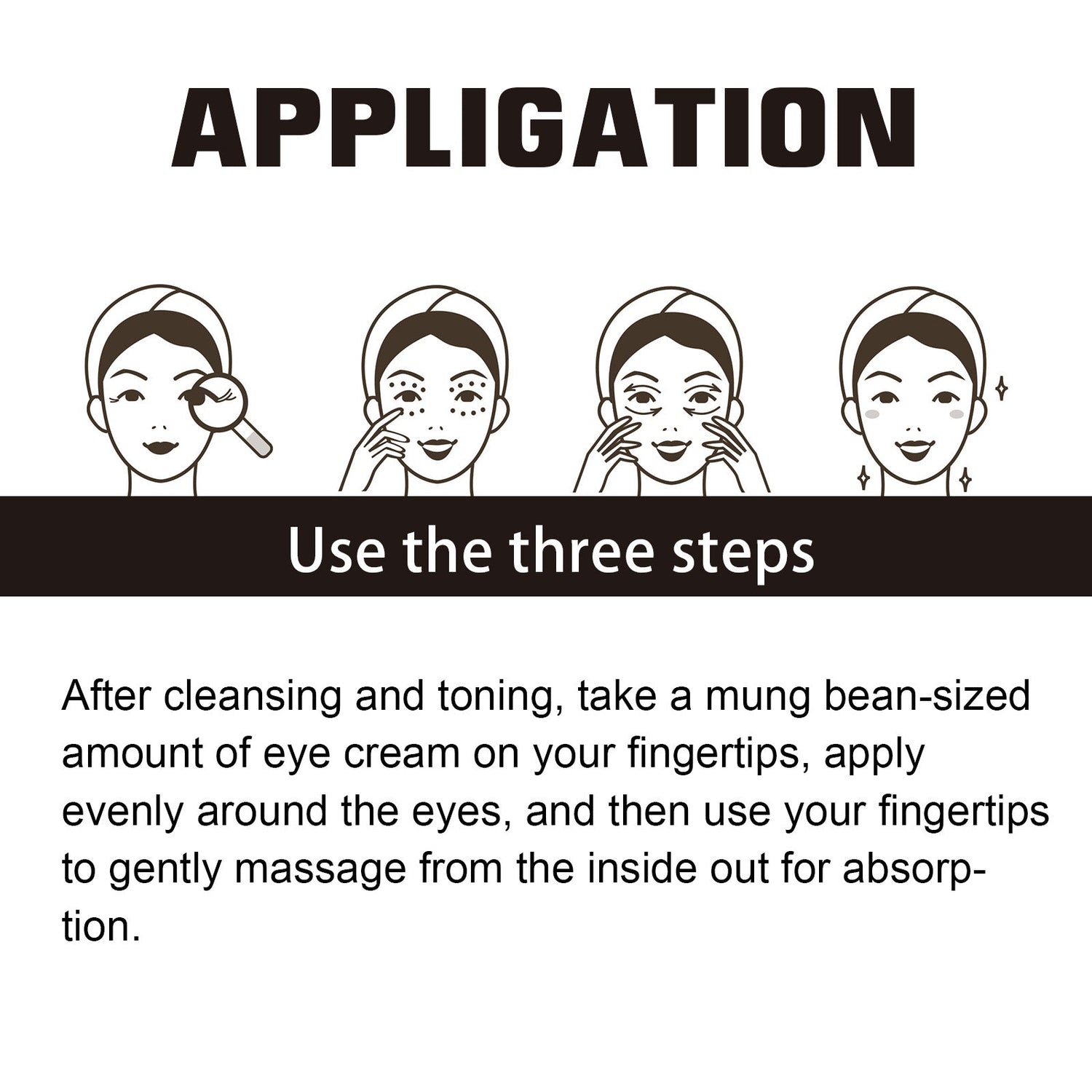 Retinol Eye Cream, Desalination Smoothen Fine Lines Eye Pouch Black Rim Of The Eye Moist Nursing Play Tight Muscle Eye Cream
