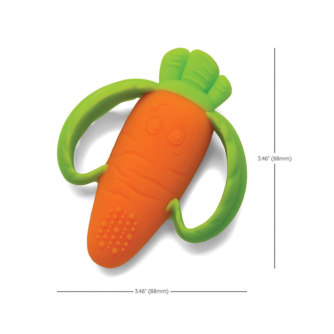 Carrot gum teeth grinder silicone soft teeth fixator children&