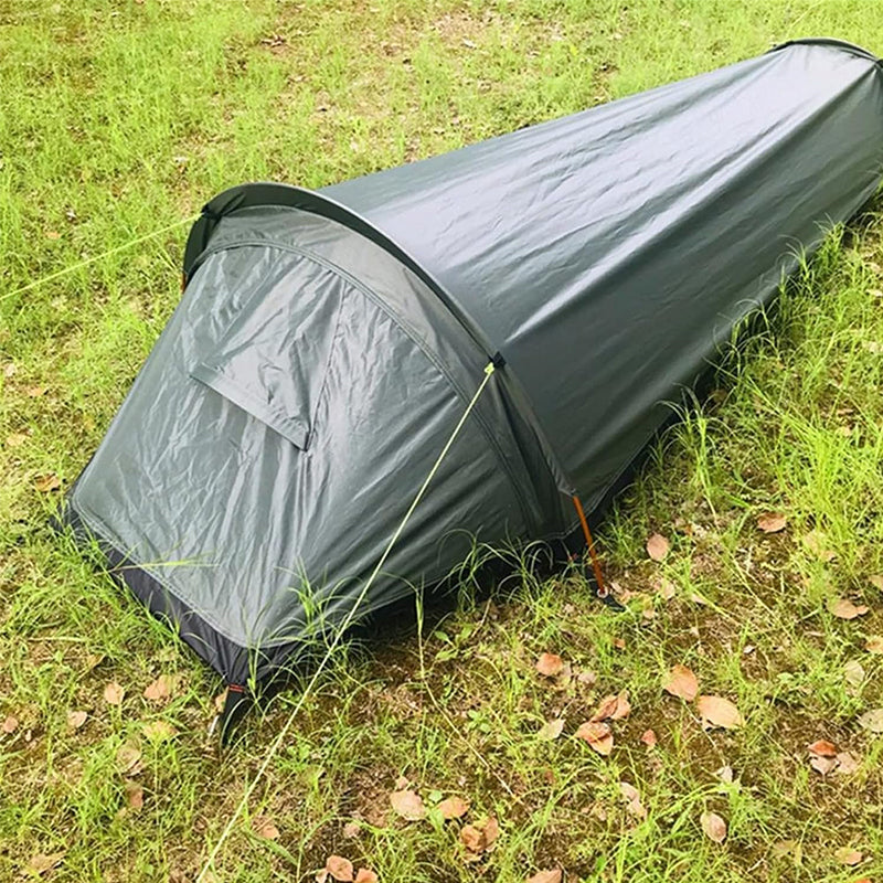 Lightweight single - person camping tent, outdoor camping sleeping bag, hiking travel gear, 2025 novelty