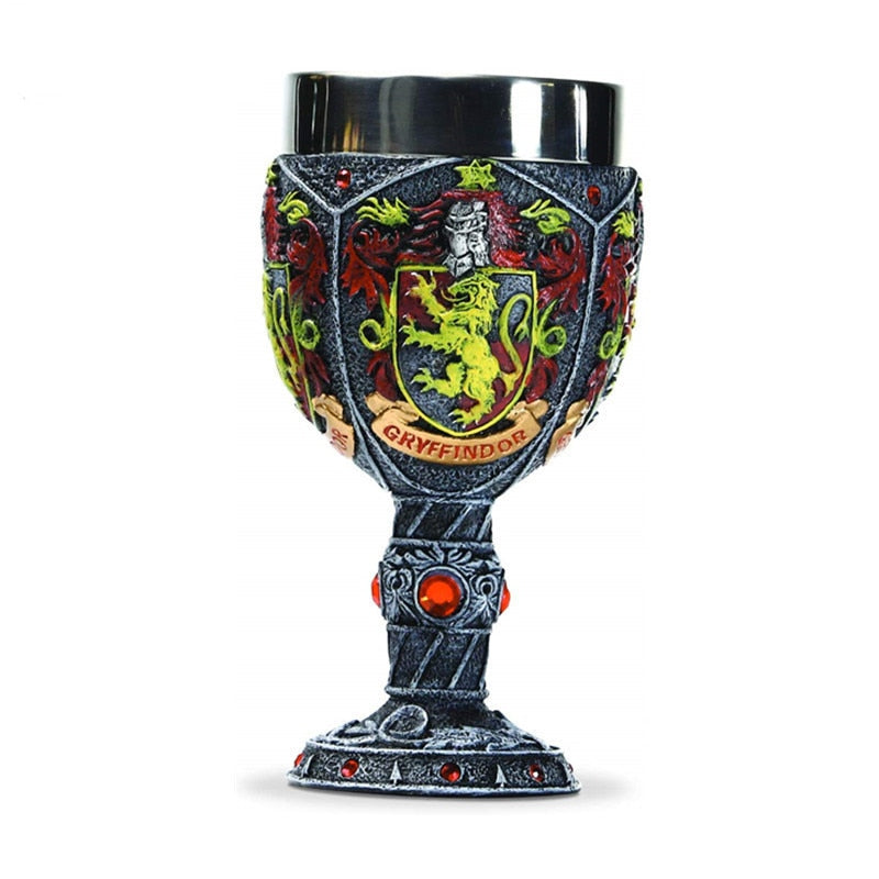 Creative Stainless Steel Goblet &amp; 3D Resin Coffee Cup Artistic Goblet Resin Wine Glass Cups Drinkware Mugs