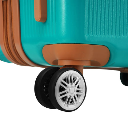 Hardshell Luggage Sets 3 Piece double spinner 8 wheels Suitcase with TSA Lock Lightweight 20&