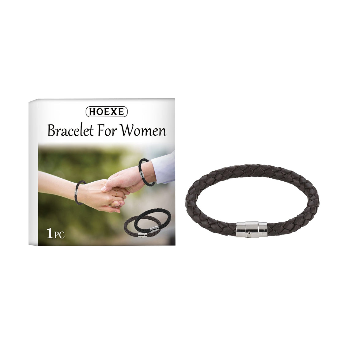 Couple Bracelet, Pu Leather Rope Woven Men&