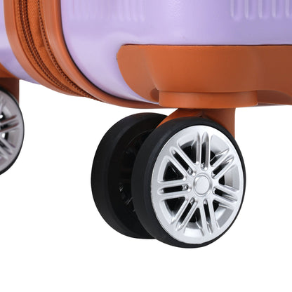 Hardshell Luggage Sets 3 Piece double spinner 8 wheels Suitcase with TSA Lock Lightweight 20&