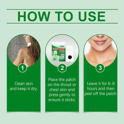 Herbal Body Care Patch, Gentle And Comfortable Maintenance And Relief Of Throat Discomfort Daily Care Patch