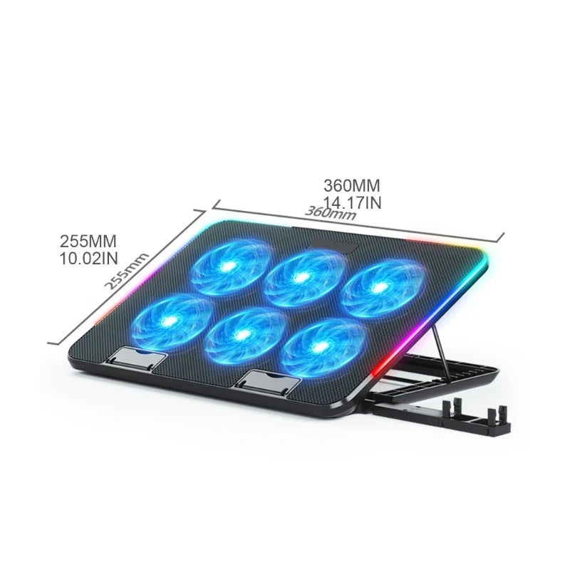 Laptop Cooling Pad 6-Fan