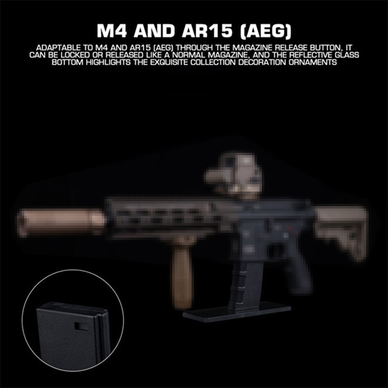 AR Maintenance &amp; Display Stands for AEG, fitting M4 &amp; AR15. With anti-slip pads, easy to install. Ideal as decorative ornaments