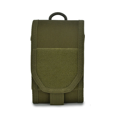 Tactical mobile phone waist bag, belt hanging bag, 6-inch waterproof mobile phone bag, multifunctional tactical accessory bag