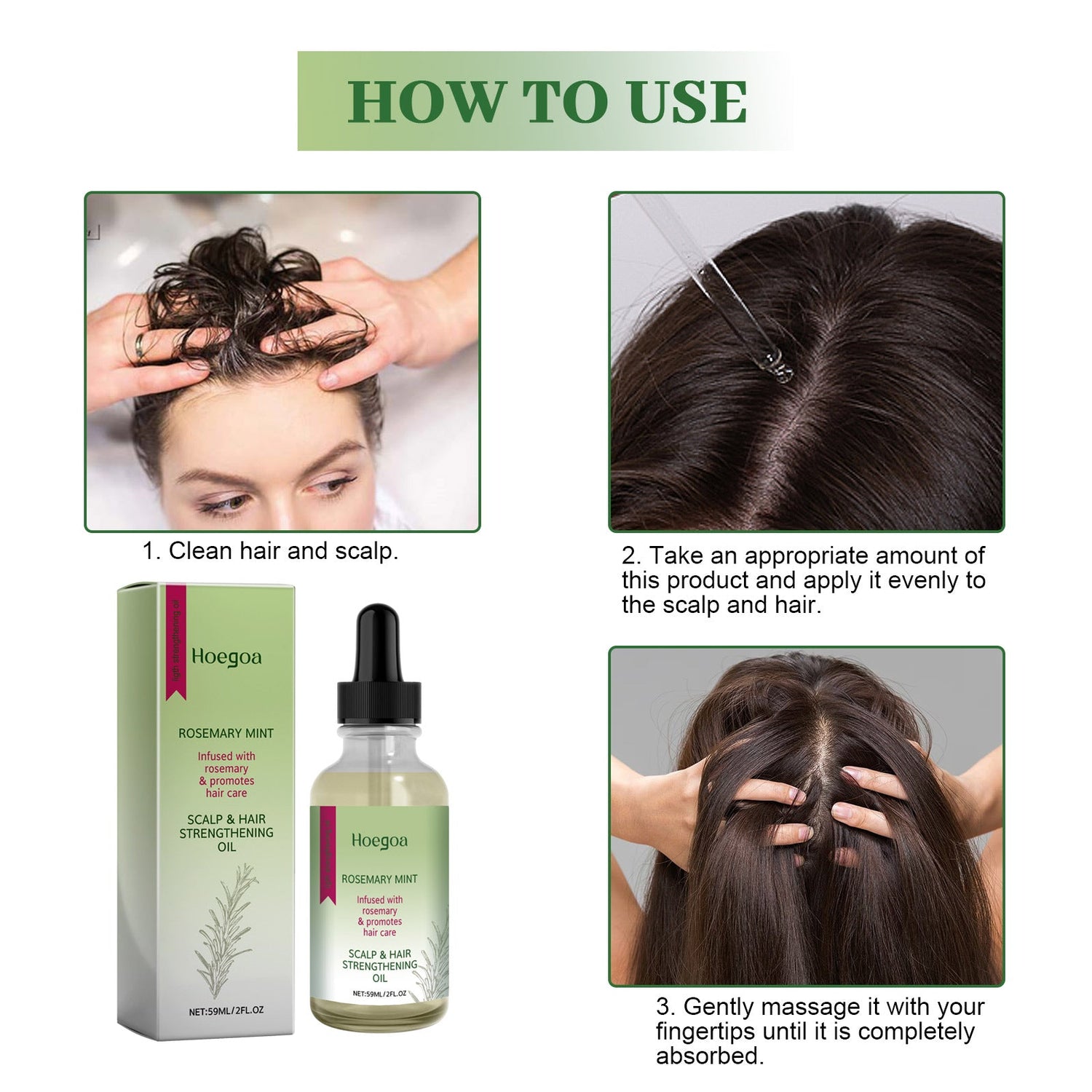 Scalp &amp; Hair Strengthening Oil, Hair Thick Hair Solid Hair Soft Hair Dry Damaged Care