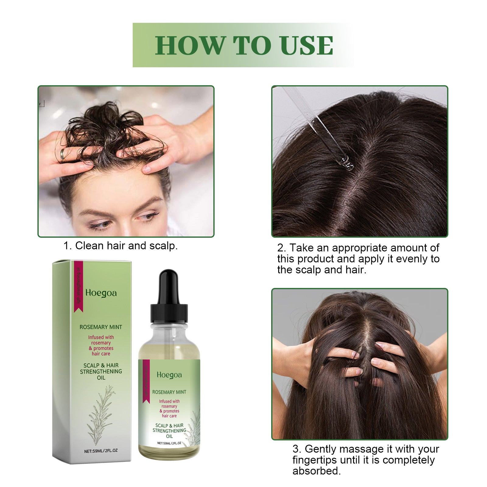 Scalp &amp; Hair Strengthening Oil, Hair Thick Hair Solid Hair Soft Hair Dry Damaged Care