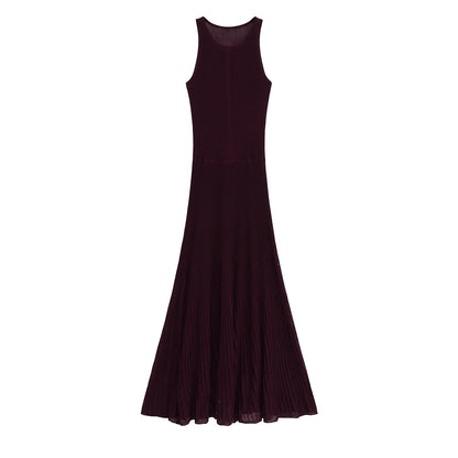 Spring New  Style Round Neck Solid Color Women&