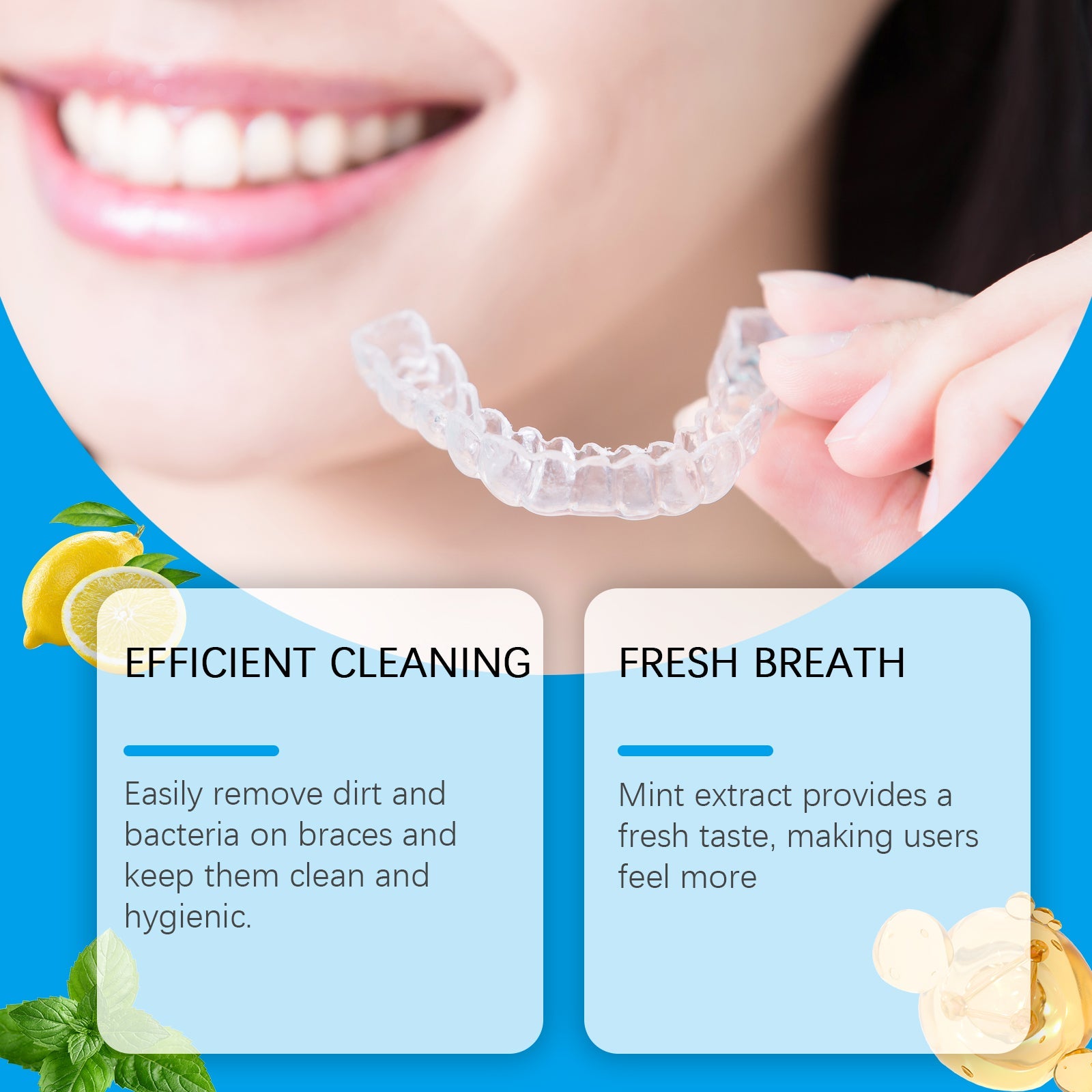 Portable Denture Cleaner Spray