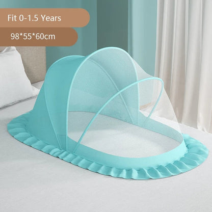 Baby mosquito net cover baby crib Mongolian yurt full face mosquito proof cover children&