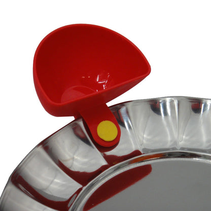 Creative plastic snack spoon with versatile bowl plate seasoning dish salad dressing box for kitchen use