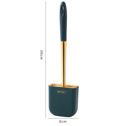 Wall-Mount Silicone Toilet Brush