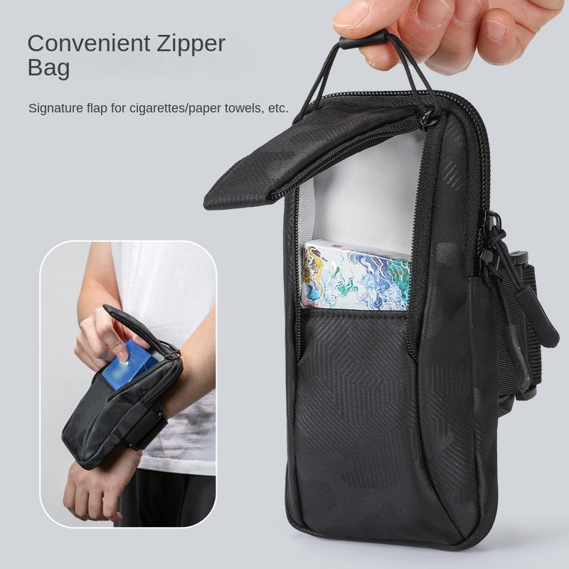 Arm bag for running sports, mobile phone, fitness equipment, wrist bag, outdoor cycling, waterproof arm bag, men&