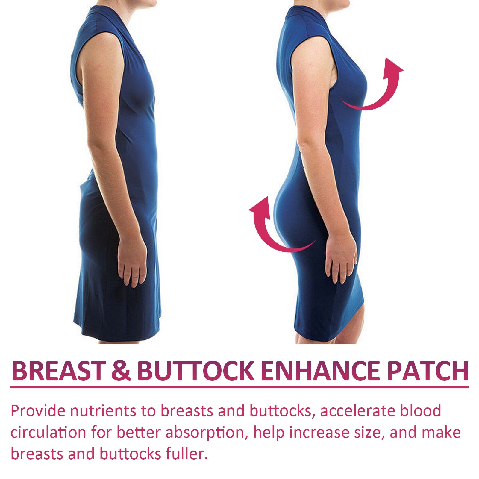 Breast &amp; Buttock Enhance Patch, Plump Chest Firm And Full To Highlight The Curve Of The Hip Body Shaping Patch