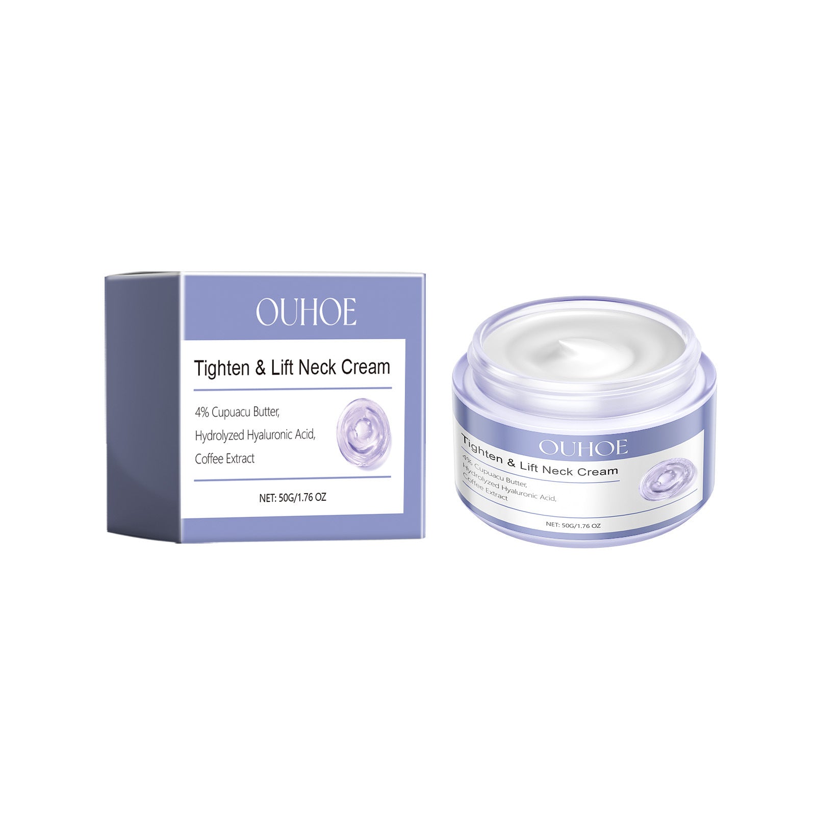 Ouhoe Neck Firming Cream, Gently Nourishes Wrinkles, Improves Skin Elasticity, Moistens And Moisturizes Neck Repair Cream
