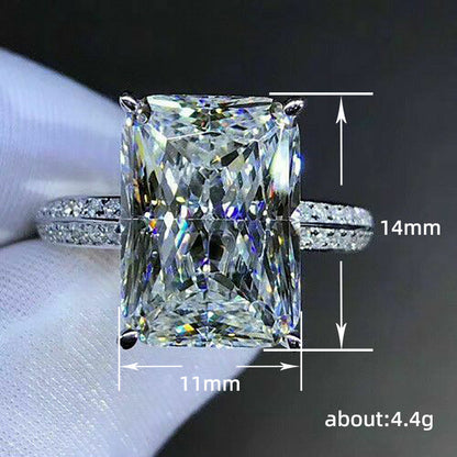Explosive new style set with oversized zircon rings, simple women&