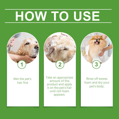 Pet Wash &amp; Care 2-In-1 Dog &amp; Cat Stay Fragrant Body Wash Pet Hair Cleaning Body Wash