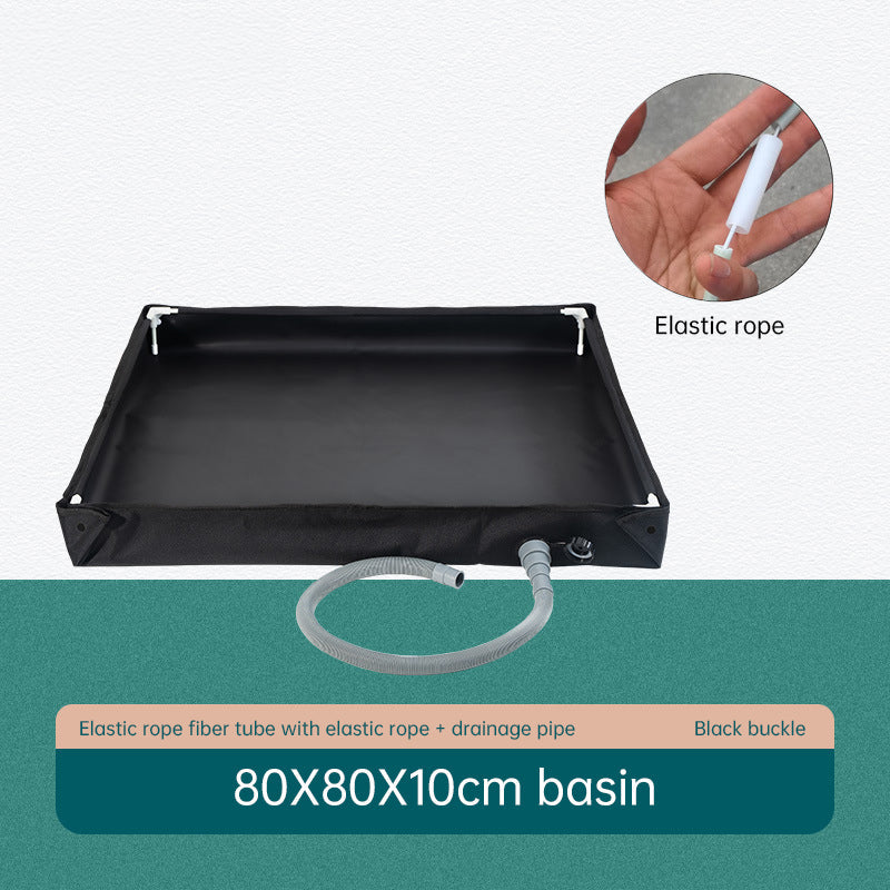 Folding Outdoor Camping Shower Tray Base  - for Pets &amp; Travel
