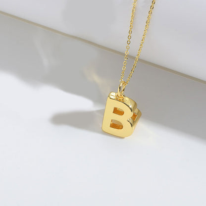 Roman retro flag design pendant necklace for women&