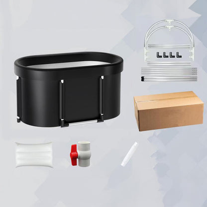 Portable multi-layer outdoor cold immersion bathtub for athletes&