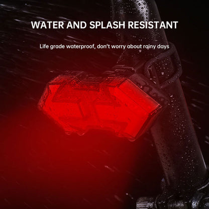 Wireless Remote Control Steering Light Tail Light USB Charging Waterproof Night Riding Cool Riding Warning Sign
