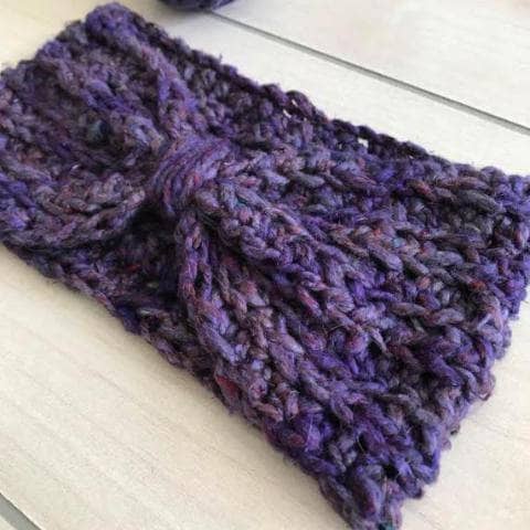 Bow Ear Warmer Crochet Kit