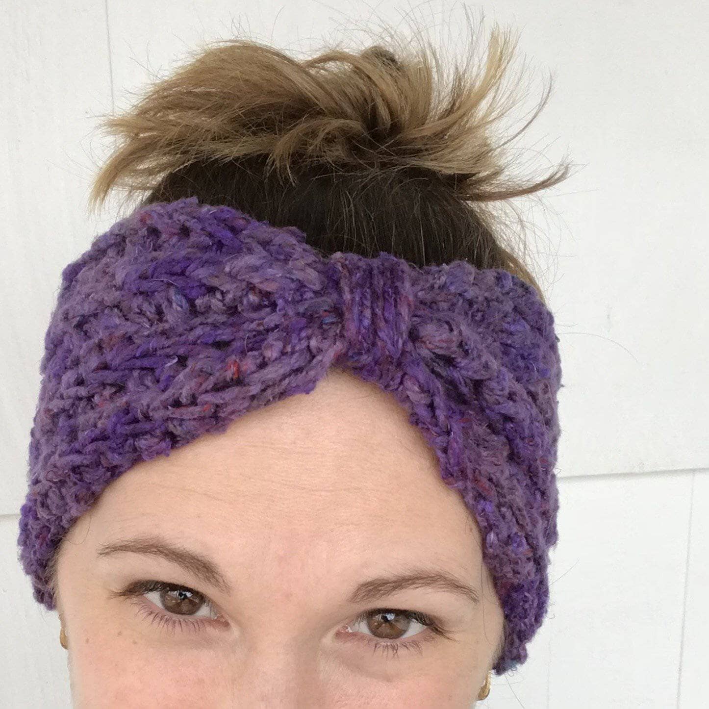 Bow Ear Warmer Crochet Kit