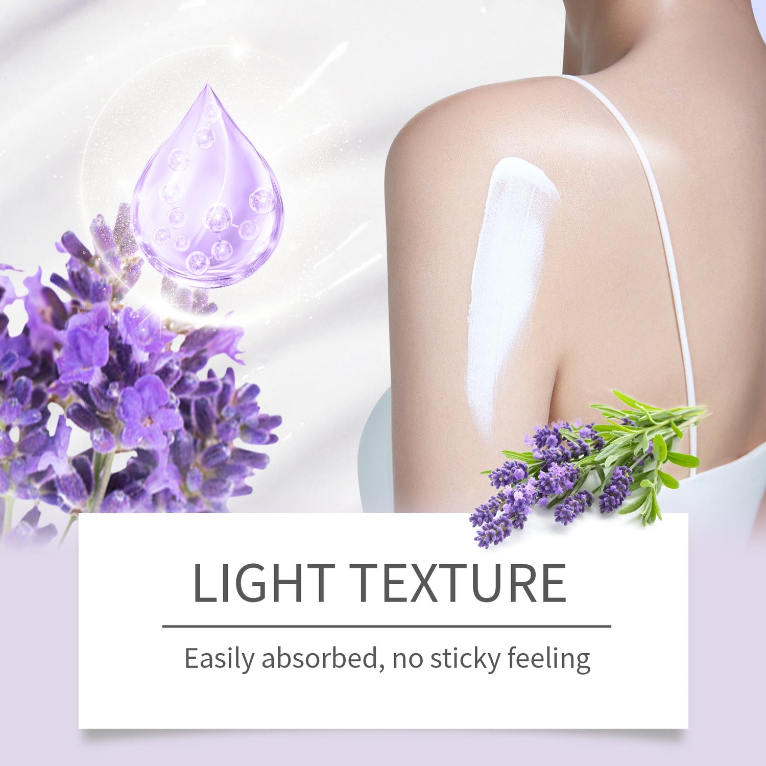 Lavender Body Soothing Fragrance Set Gentle Moisturizing Skin Hydrating Skin Care Set