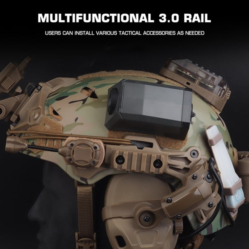 Tactical Helmet Wendy 3.0: Adjustable, for Training, Animation, Games &amp; Outdoor Riding.