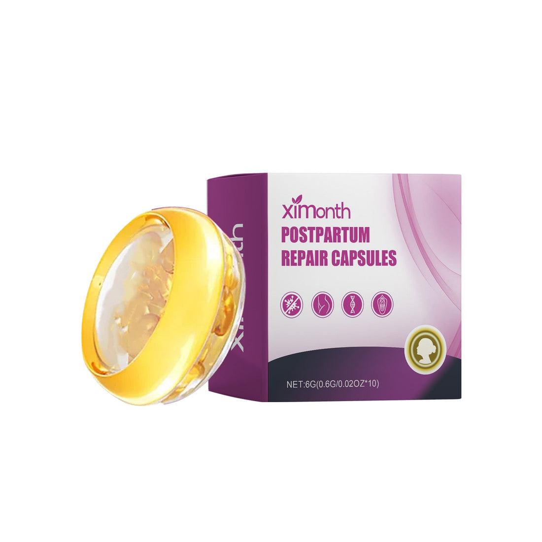 Postpartum Repair Capsules, Remove Odors And Itchiness Body Cleansing And Firming Women&