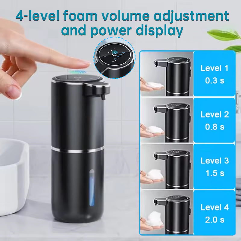 Touchless Sensor Soap Dispenser for Bathroom &amp; Kitchen. Offers Foam and Liquid Modes.