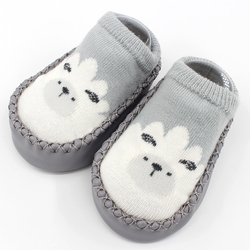 Spring And Autumn New Baby Shoes And Socks Soft Bottom Cartoon Children&