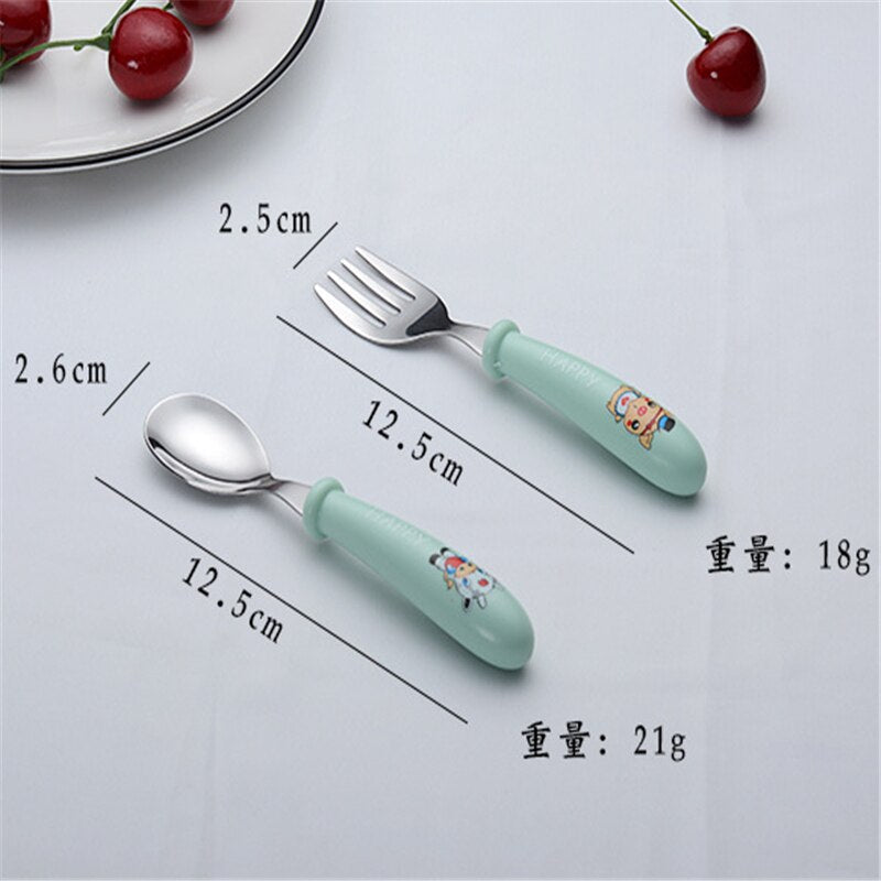 Stainless Steel Baby Cutlery Set